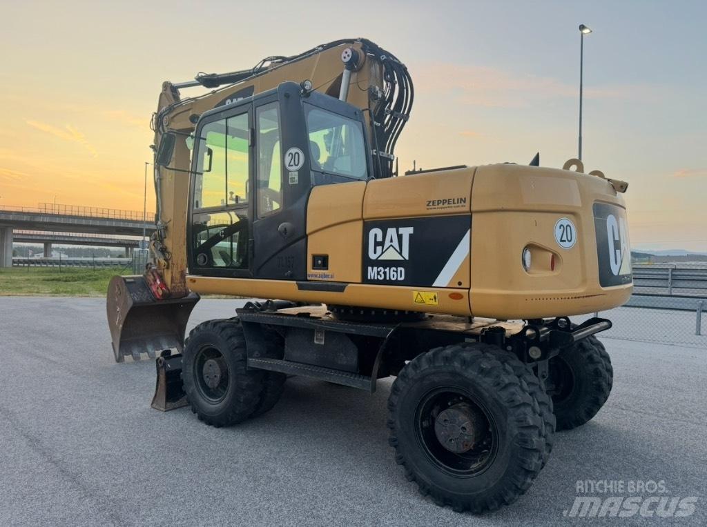 CAT M 316 D ホイール式油圧ショベル（パワーショベル・ユンボ・バックホー）