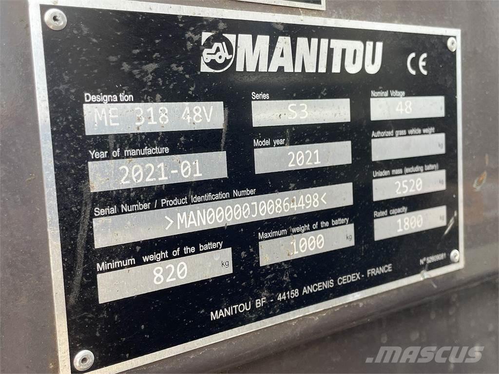 Manitou ME318 バッテリーフォークリフト