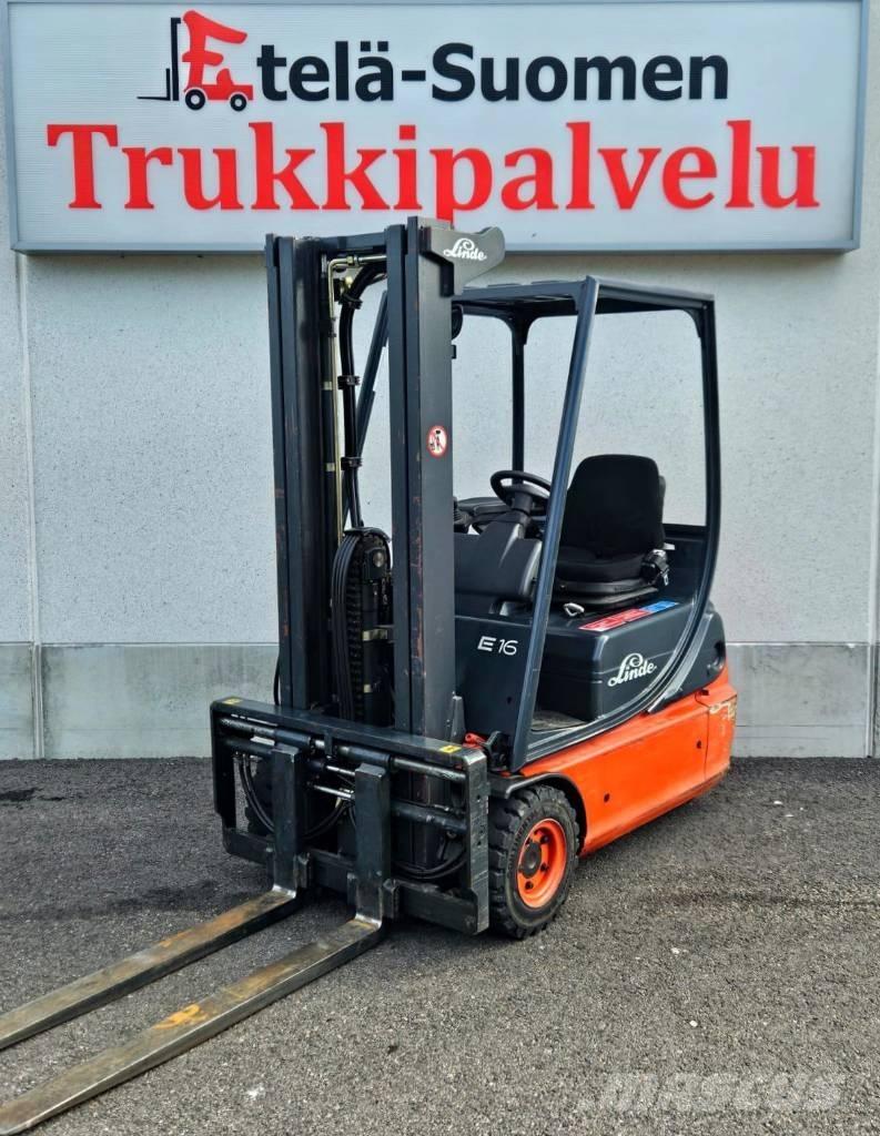 Linde E 16 C-02 バッテリーフォークリフト