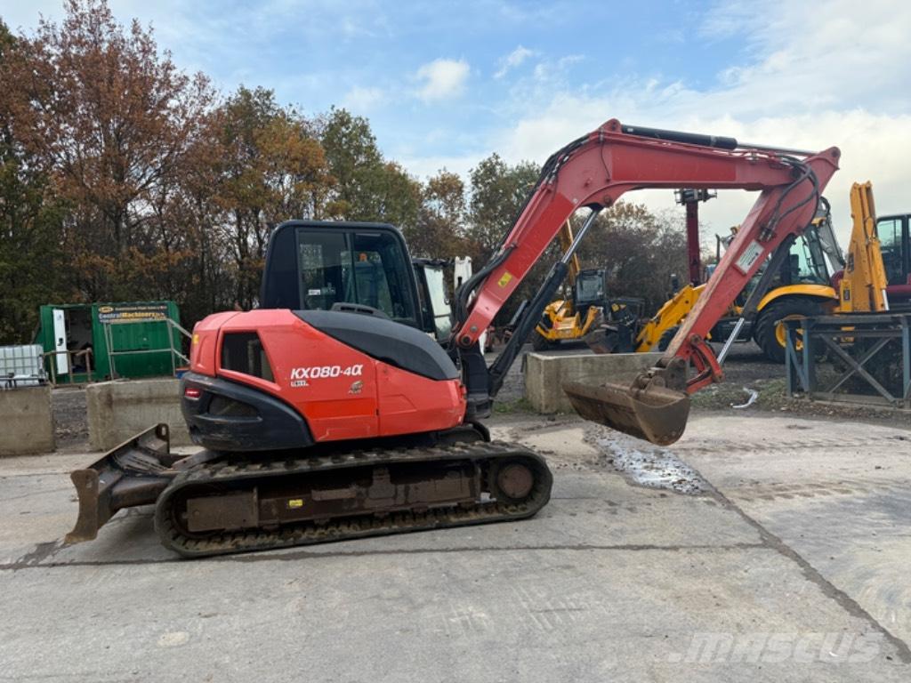 Kubota KX 080-4 中型油圧ショベル 7ｔ-12ｔ（ユンボ・パワーショベル・バックホー）