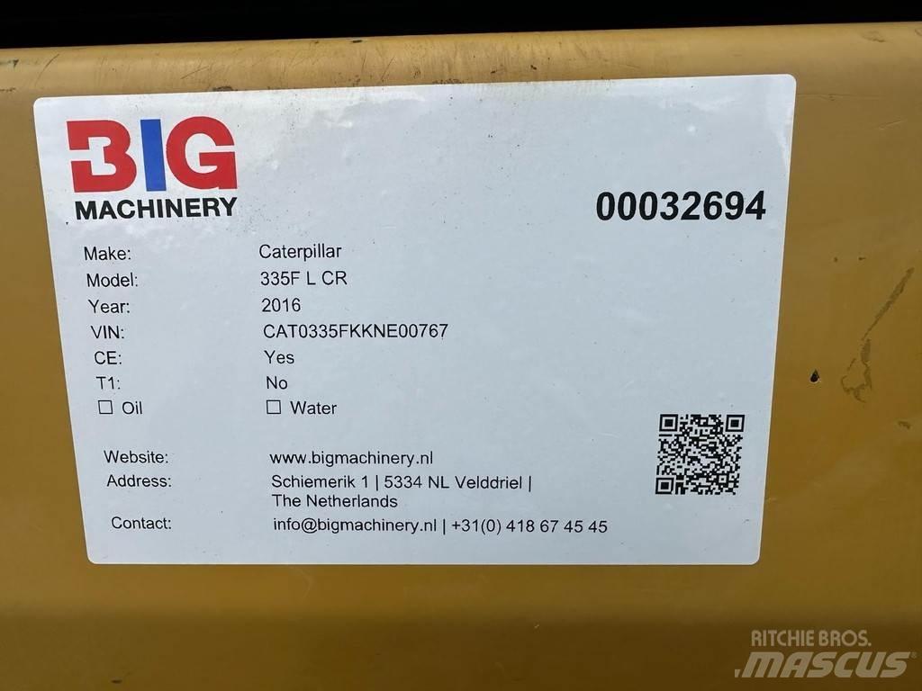 CAT 335F L CR 大型油圧ショベル12t以上（パワーショベル・ユンボ）