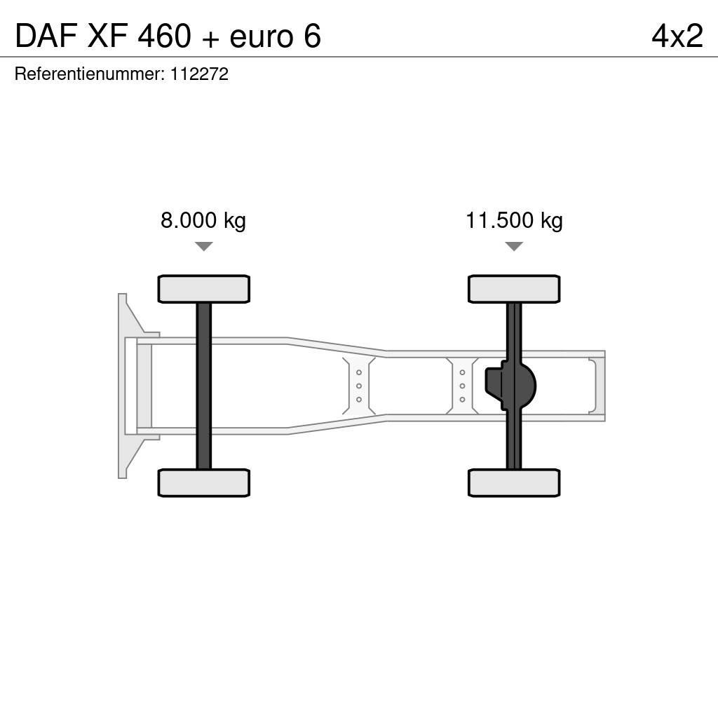 DAF XF 460 + euro 6 中古トラクターヘッド | トレーラーヘッド