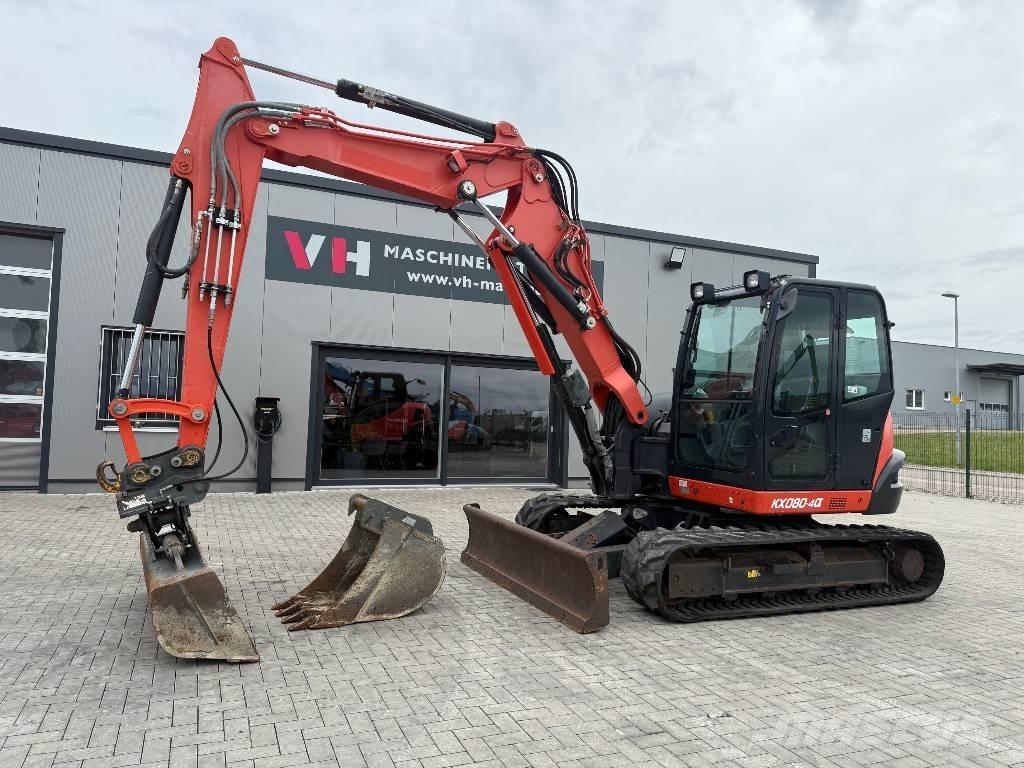 Kubota KX 080-4 中型油圧ショベル 7ｔ-12ｔ（ユンボ・パワーショベル・バックホー）
