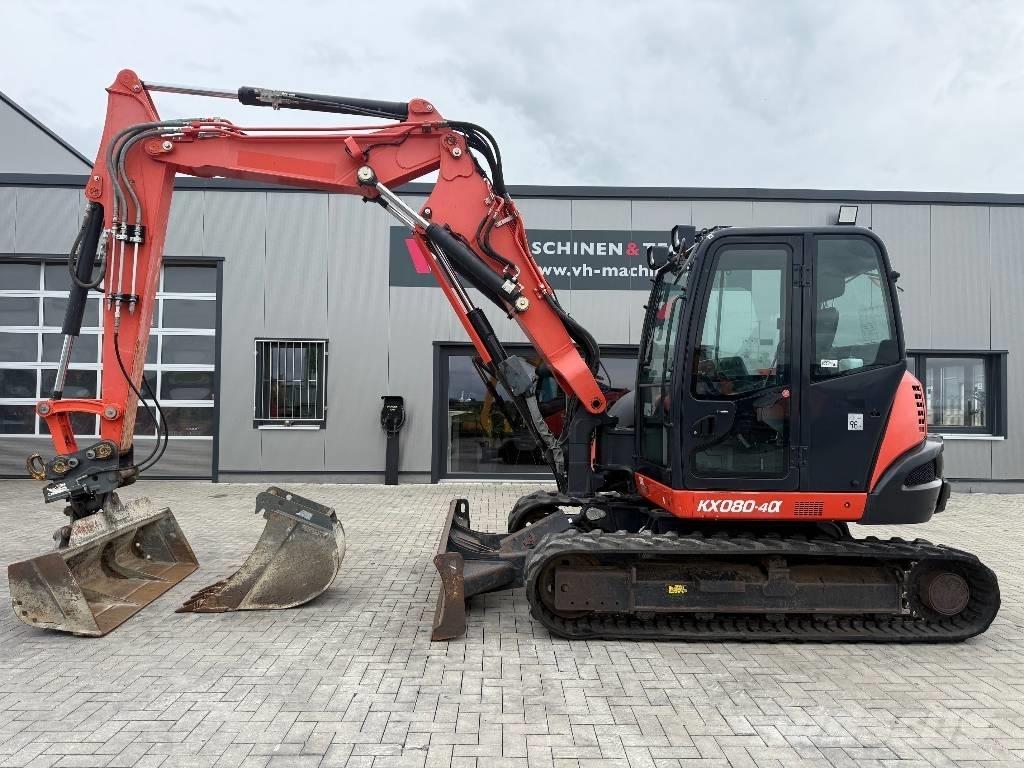 Kubota KX 080-4 中型油圧ショベル 7ｔ-12ｔ（ユンボ・パワーショベル・バックホー）