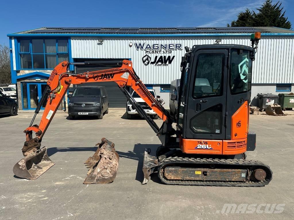 Hitachi ZX 26 U-6 ミニ油圧ショベル 7t以下（ミニユンボ・ミニディガー）
