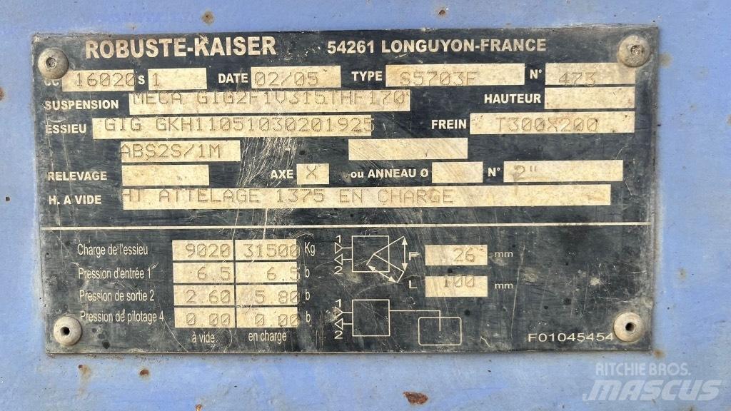 Kaiser TPSL 車両運搬用トレーラー