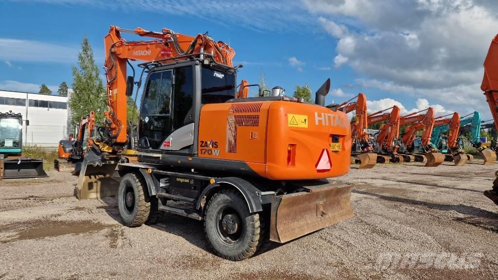 Hitachi ZX170W-5 2P ホイール式油圧ショベル（パワーショベル・ユンボ・バックホー）