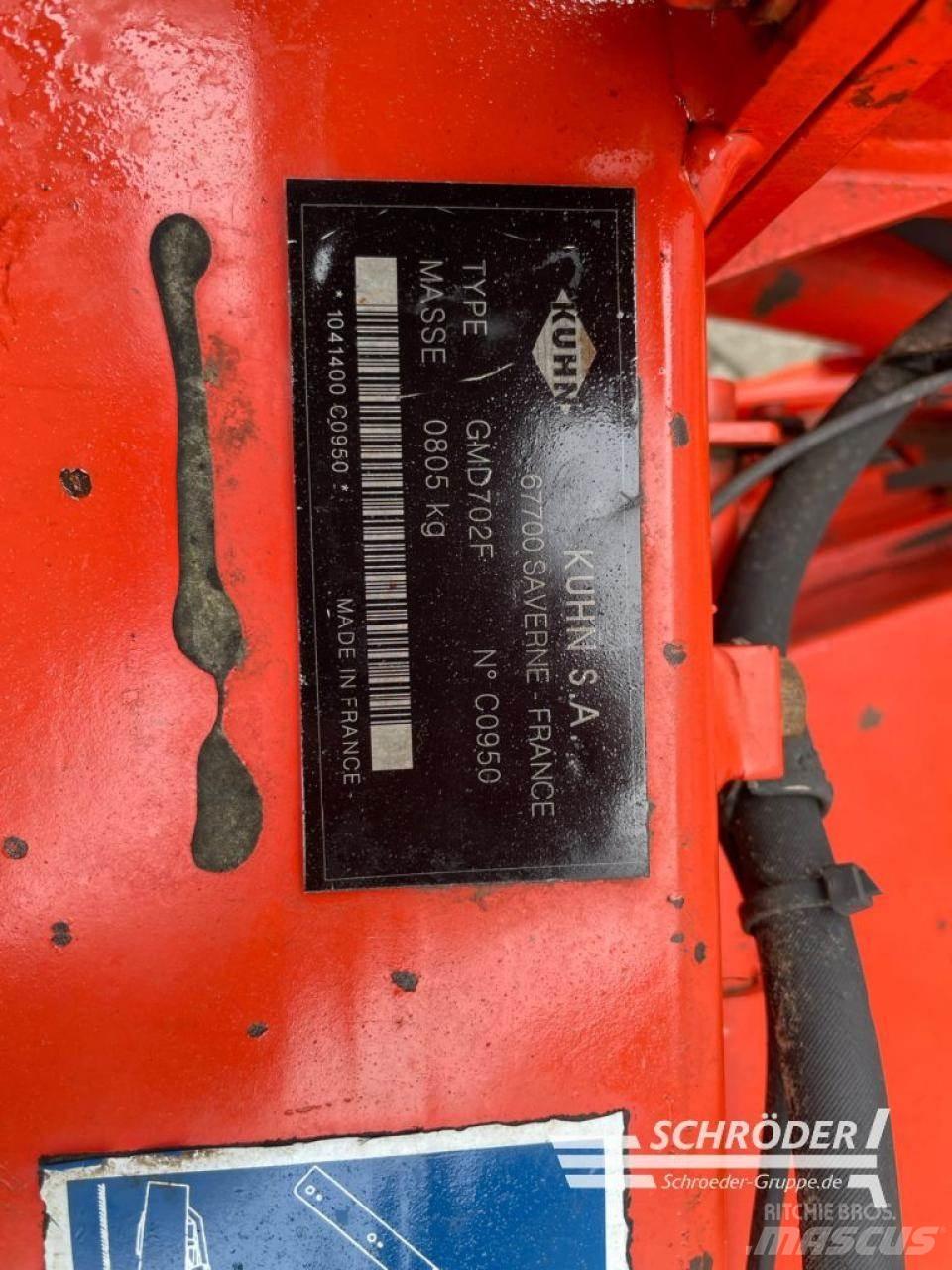 Kuhn GMD 702 F 芝刈り機