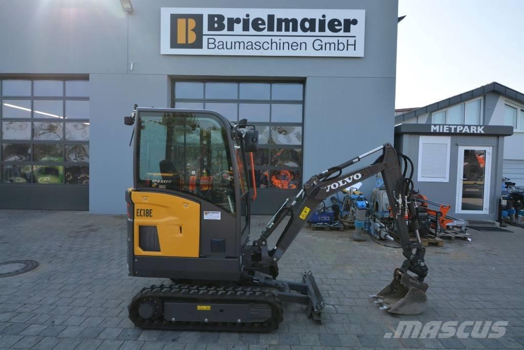 Volvo EC 18 E ミニ油圧ショベル 7t以下（ミニユンボ・ミニディガー）