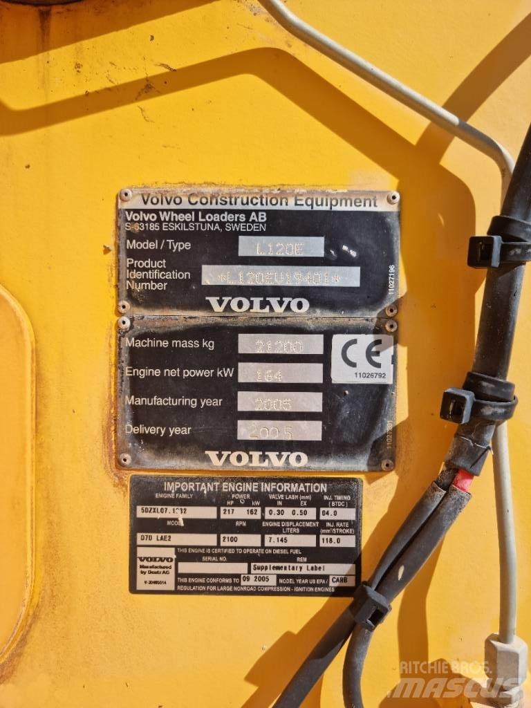 Volvo L 120 E ホイールローダー・タイヤショベル