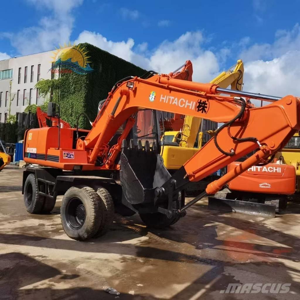 Hitachi EX 100 W D ホイール式油圧ショベル（パワーショベル・ユンボ・バックホー）