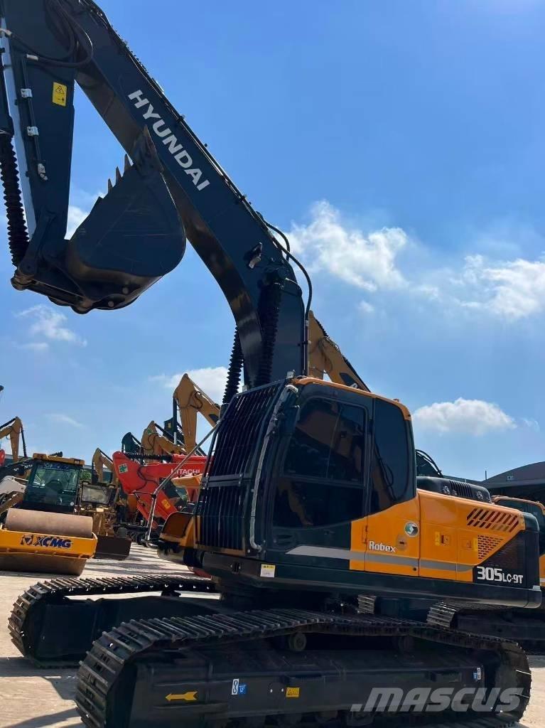 Hyundai R305LC-9T 中型油圧ショベル 7ｔ-12ｔ（ユンボ・パワーショベル・バックホー）