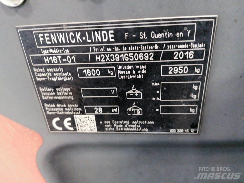 Linde H16T-01 LPGフォークリフト