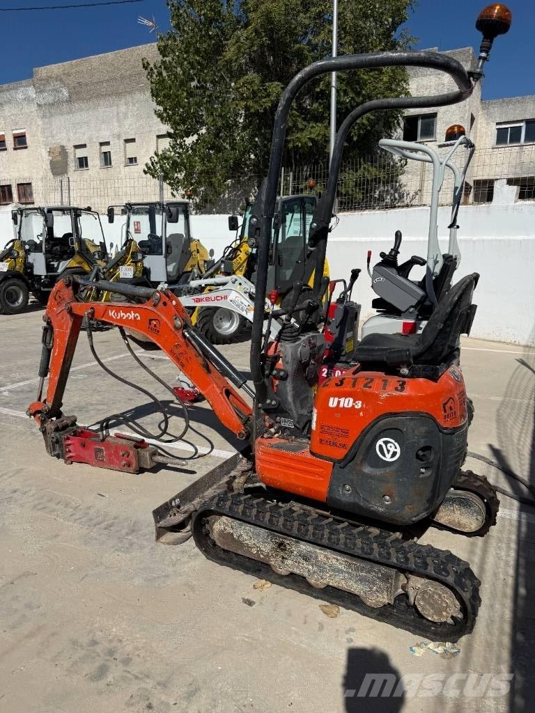 Kubota U 10-3 ミニ油圧ショベル 7t以下（ミニユンボ・ミニディガー）