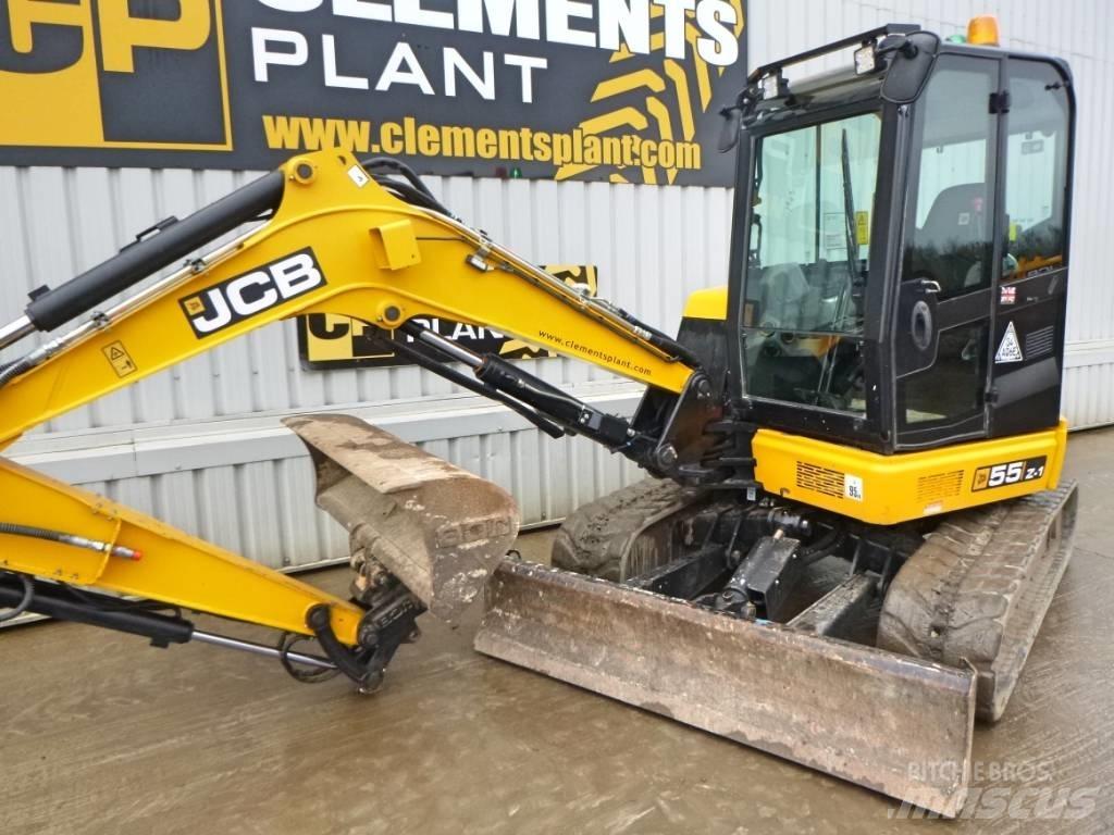 JCB 55 Z-1 ミニ油圧ショベル 7t以下（ミニユンボ・ミニディガー）