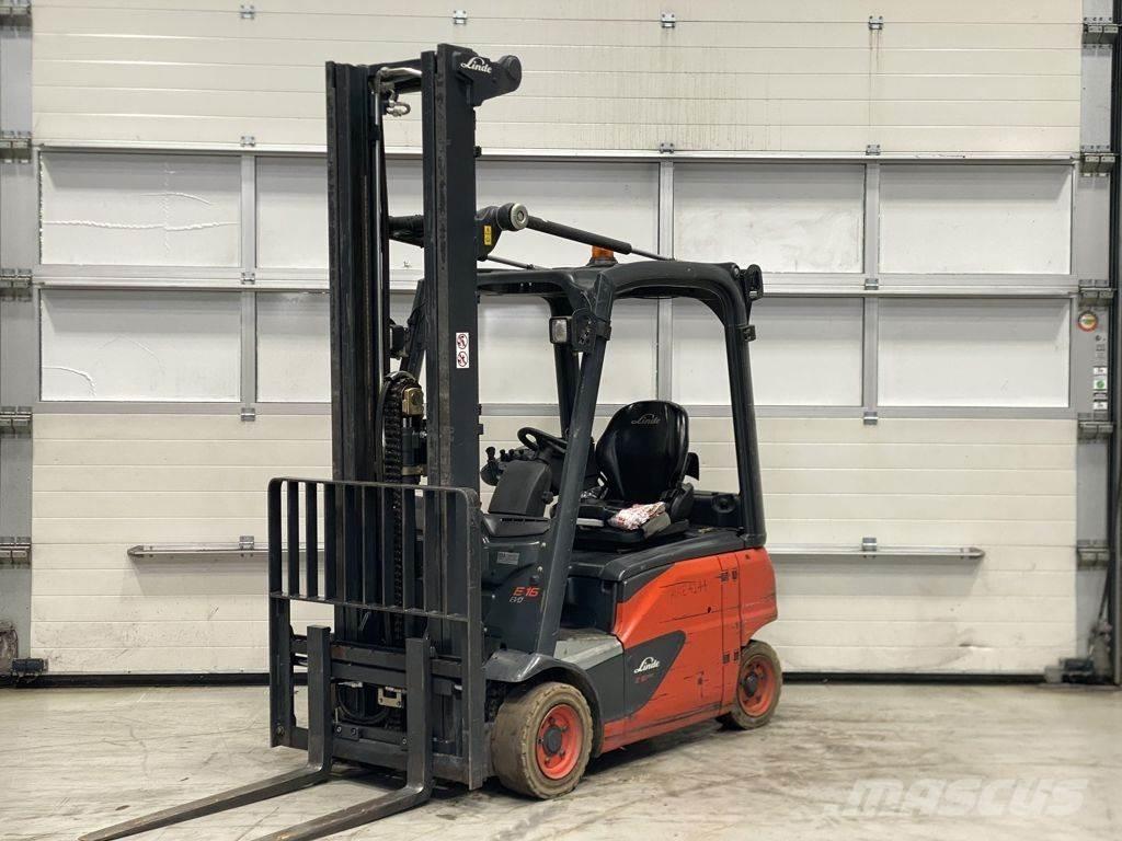 Linde E16P-02 バッテリーフォークリフト
