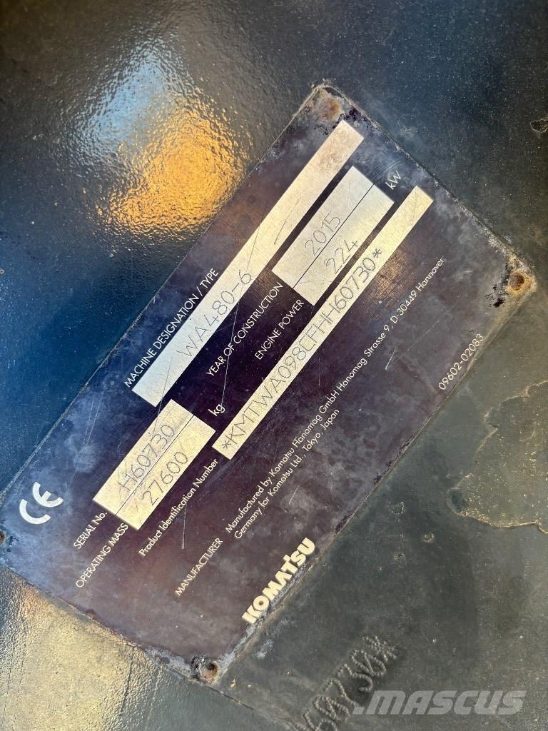 Komatsu WA 480-6 ホイールローダー・タイヤショベル