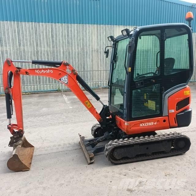 Kubota KX 018-4 ミニ油圧ショベル 7t以下（ミニユンボ・ミニディガー）