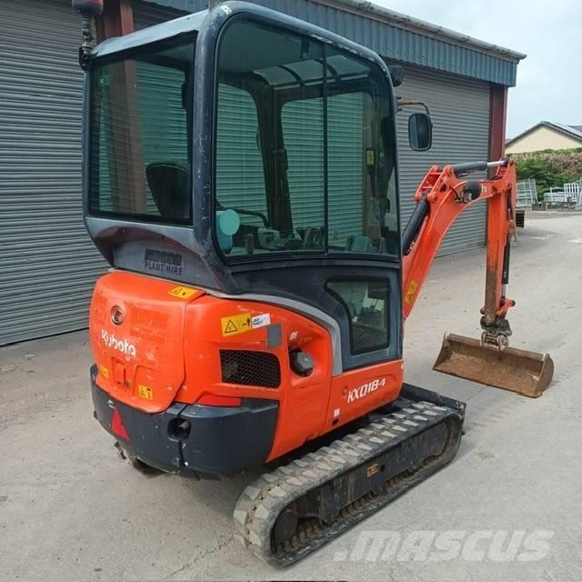 Kubota KX 018-4 ミニ油圧ショベル 7t以下（ミニユンボ・ミニディガー）