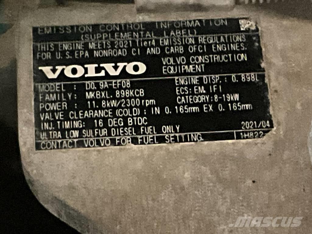 Volvo EC 18 E ミニ油圧ショベル 7t以下（ミニユンボ・ミニディガー）