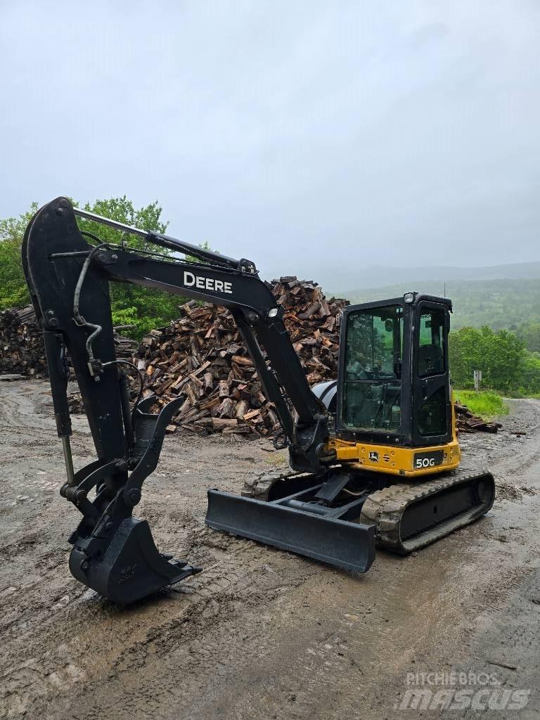 DEERE 50G ミニ油圧ショベル 7t以下（ミニユンボ・ミニディガー）