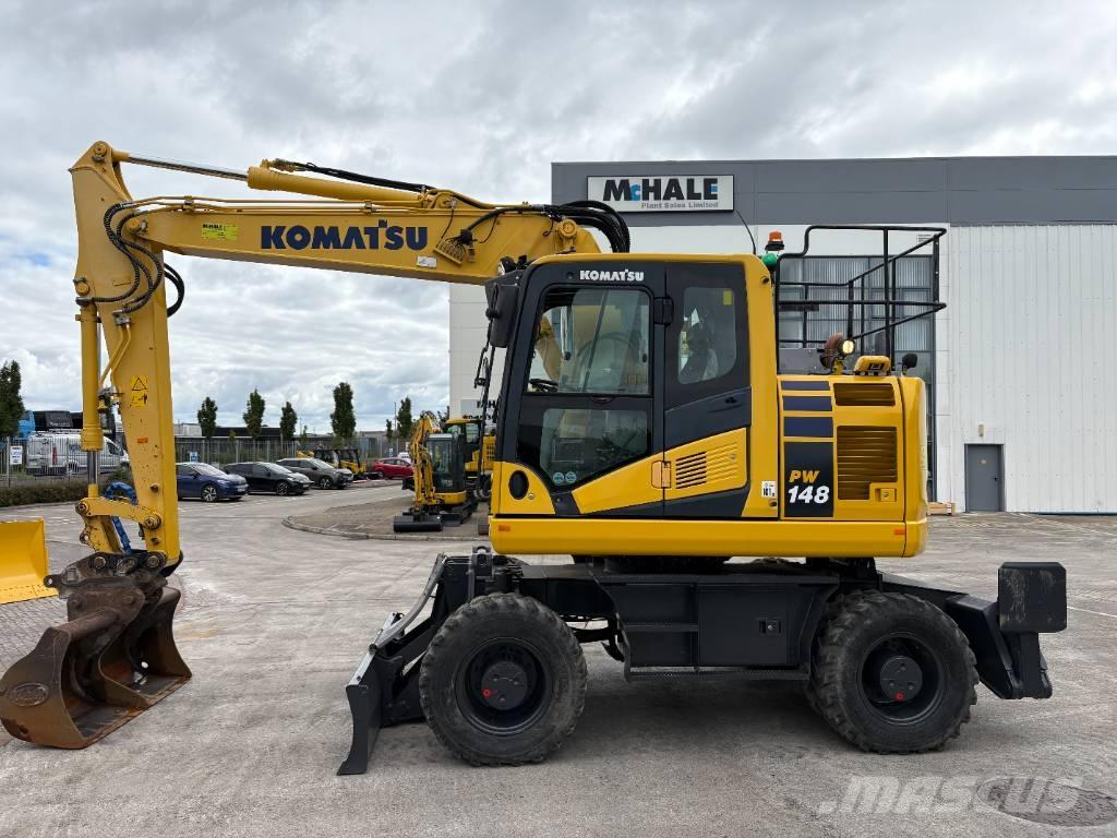 Komatsu PW148-11 ホイール式油圧ショベル（パワーショベル・ユンボ・バックホー）