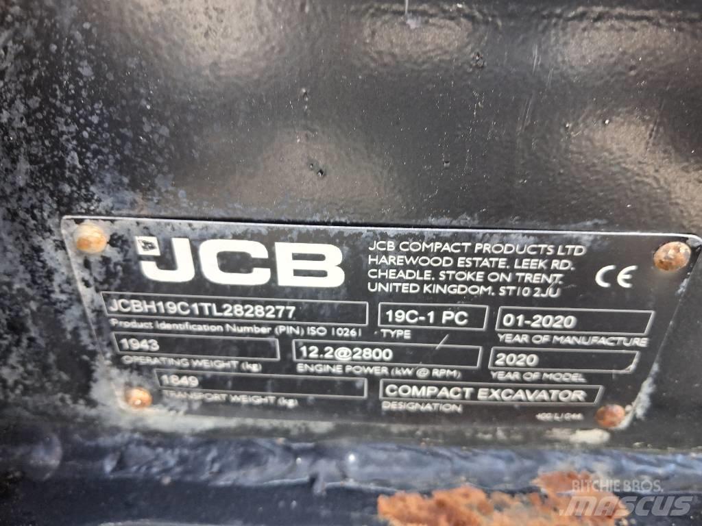 JCB 19 C-1 ミニ油圧ショベル 7t以下（ミニユンボ・ミニディガー）