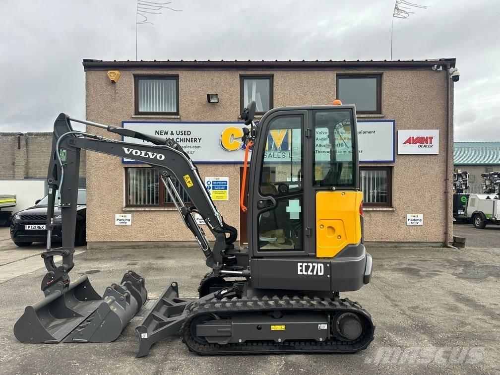 Volvo EC 27 D ミニ油圧ショベル 7t以下（ミニユンボ・ミニディガー）