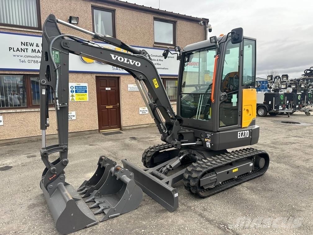 Volvo EC 27 D ミニ油圧ショベル 7t以下（ミニユンボ・ミニディガー）