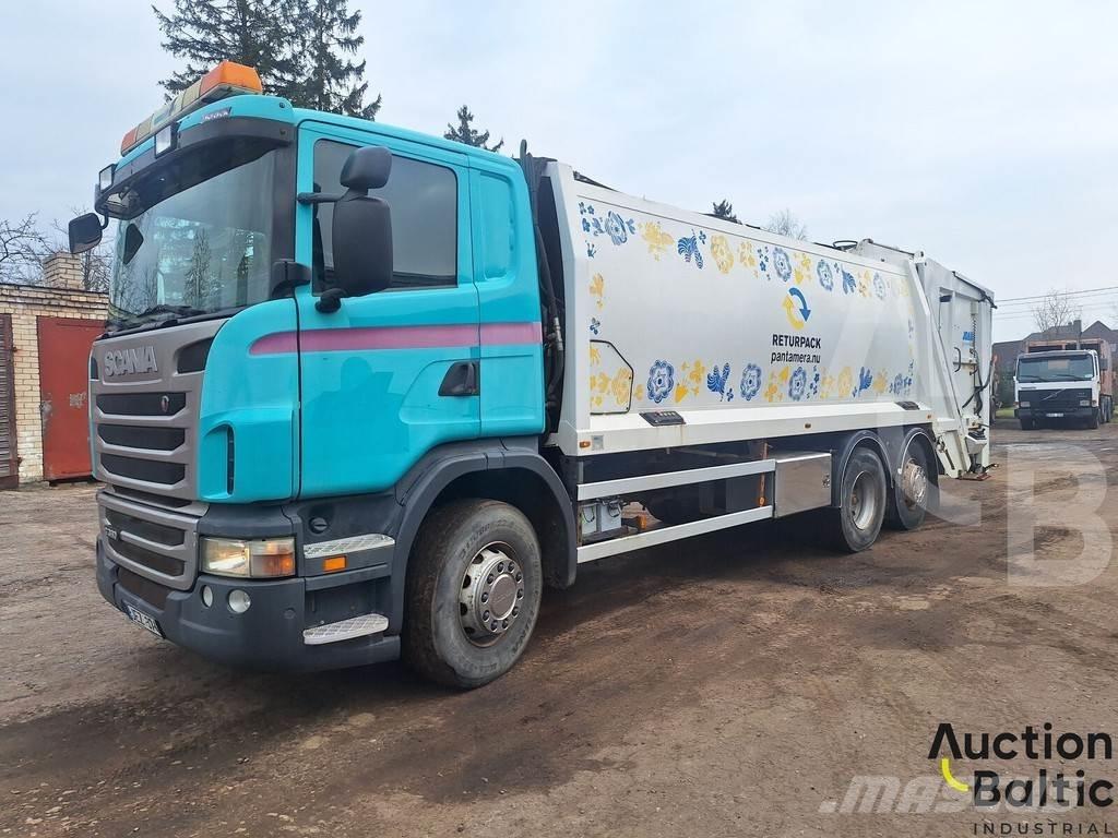 Scania G 360 塵芥車、パッカー車