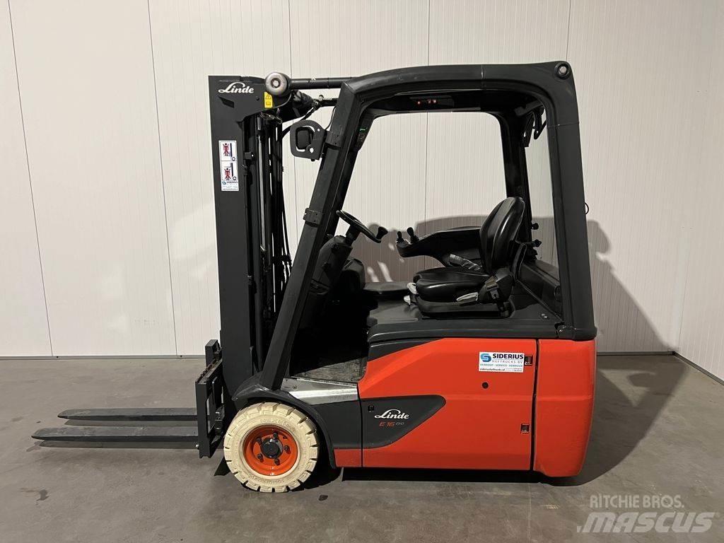 Linde E16-02 バッテリーフォークリフト