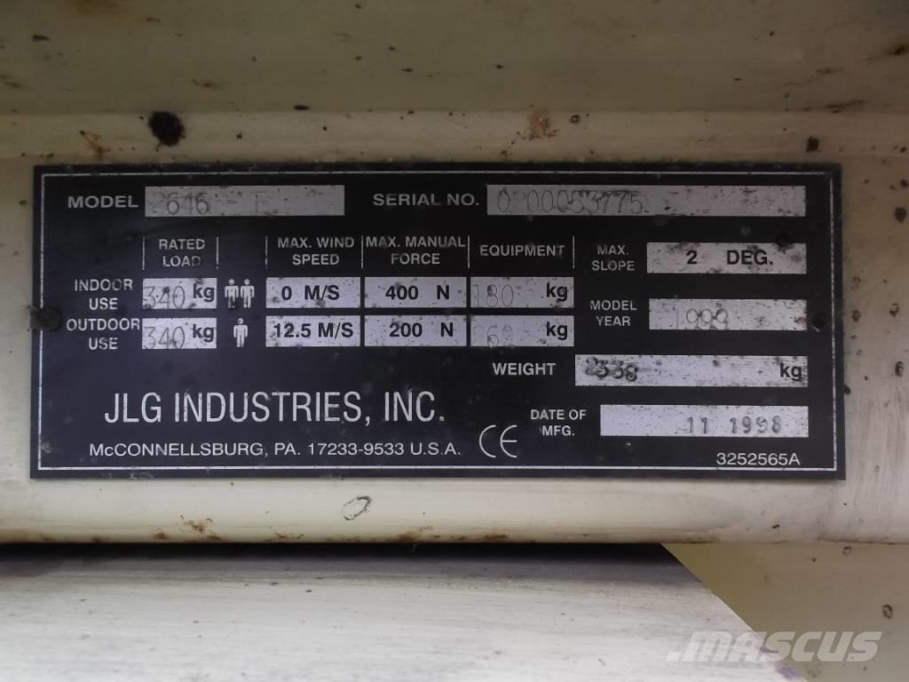 JLG 2646E      V-2288 垂直昇降型リフト
