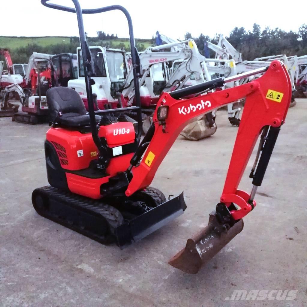 Kubota U 10-3 ミニ油圧ショベル 7t以下（ミニユンボ・ミニディガー）