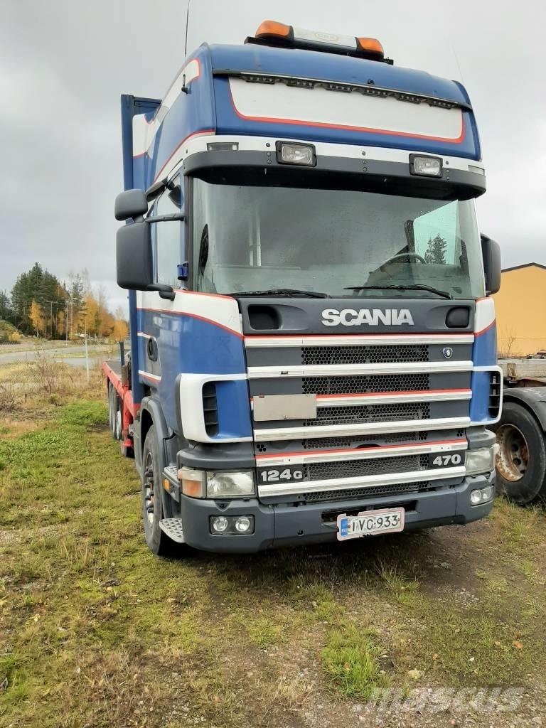 Scania R 124 クレーントラック、ユニック車