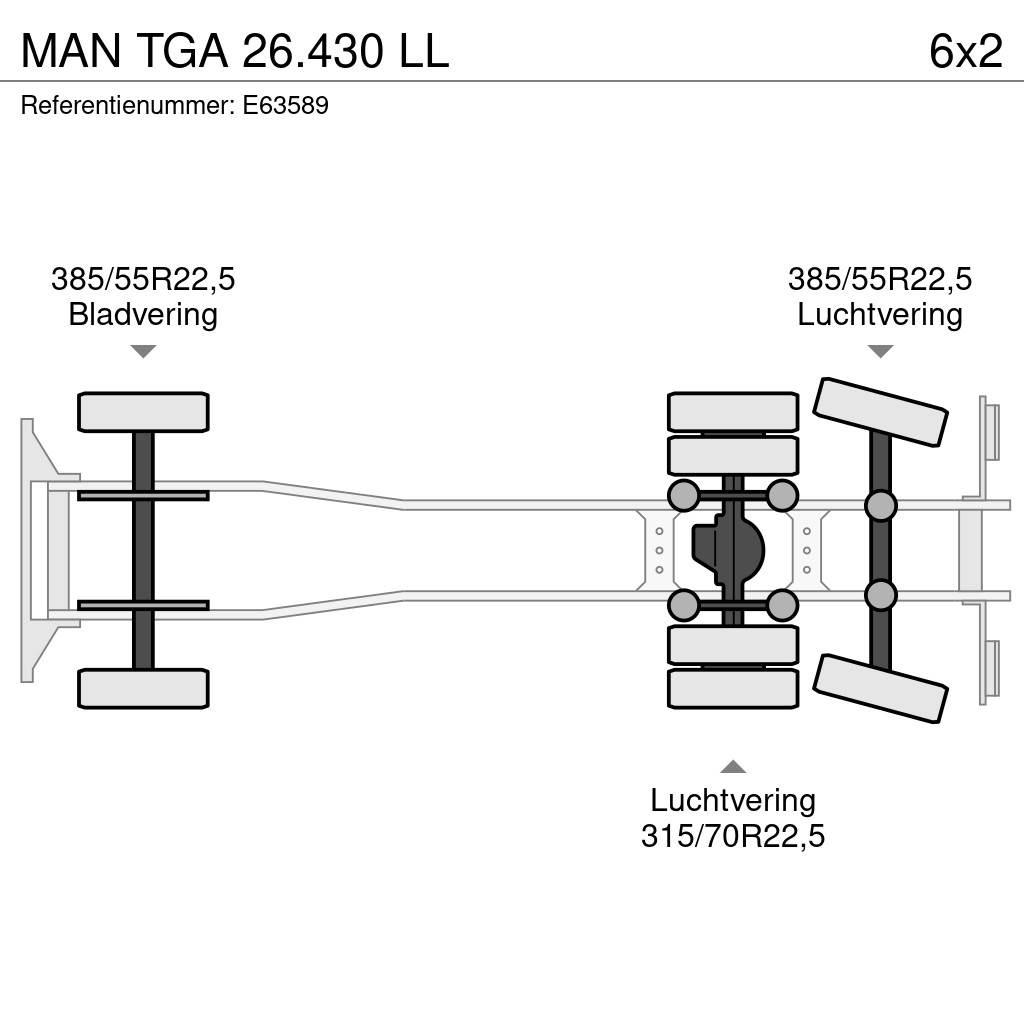 MAN TGA 26.430 LL アームロール