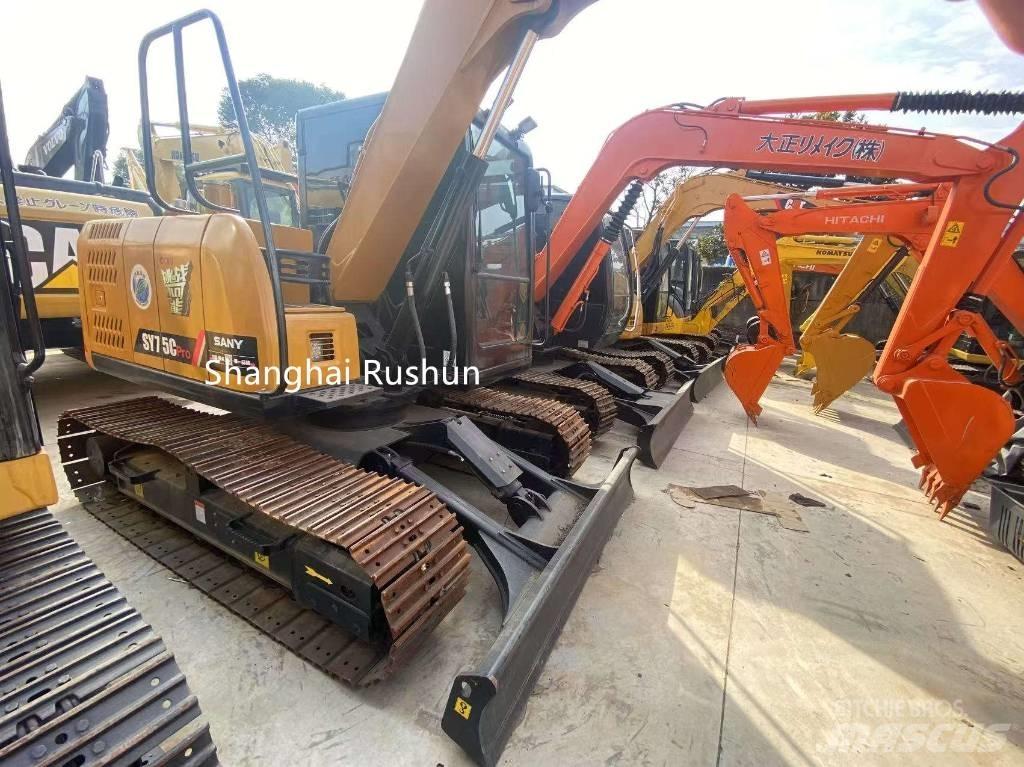 Sany SY 75 中型油圧ショベル 7ｔ-12ｔ（ユンボ・パワーショベル・バックホー）