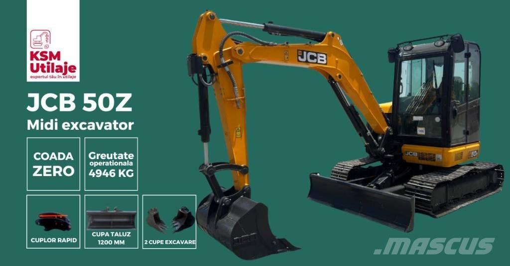 JCB 50 Z-1 ミニ油圧ショベル 7t以下（ミニユンボ・ミニディガー）