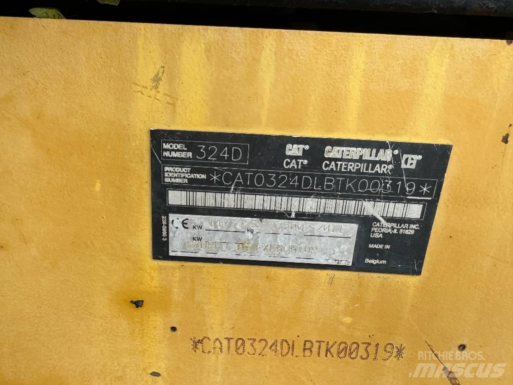 CAT 324 D L 大型油圧ショベル12t以上（パワーショベル・ユンボ）