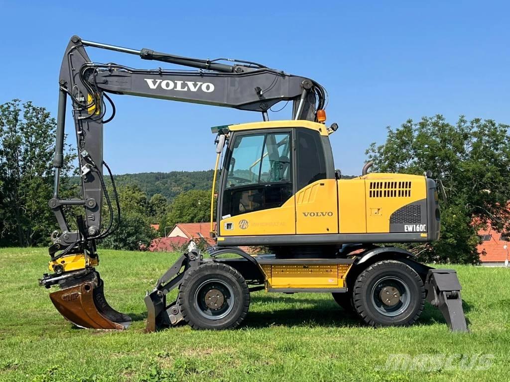 Volvo EW 160 C ホイール式油圧ショベル（パワーショベル・ユンボ・バックホー）