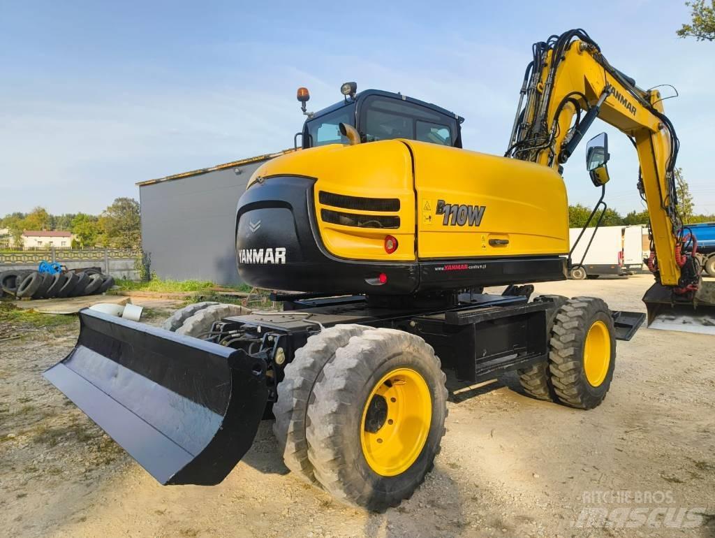 Yanmar B 110 W ホイール式油圧ショベル（パワーショベル・ユンボ・バックホー）