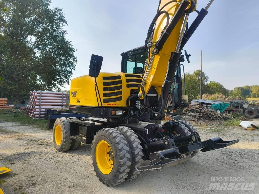 Yanmar B 110 W ホイール式油圧ショベル（パワーショベル・ユンボ・バックホー）