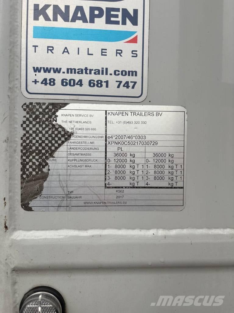 Knapen K 502 ウッドチップ運搬用トレーラー