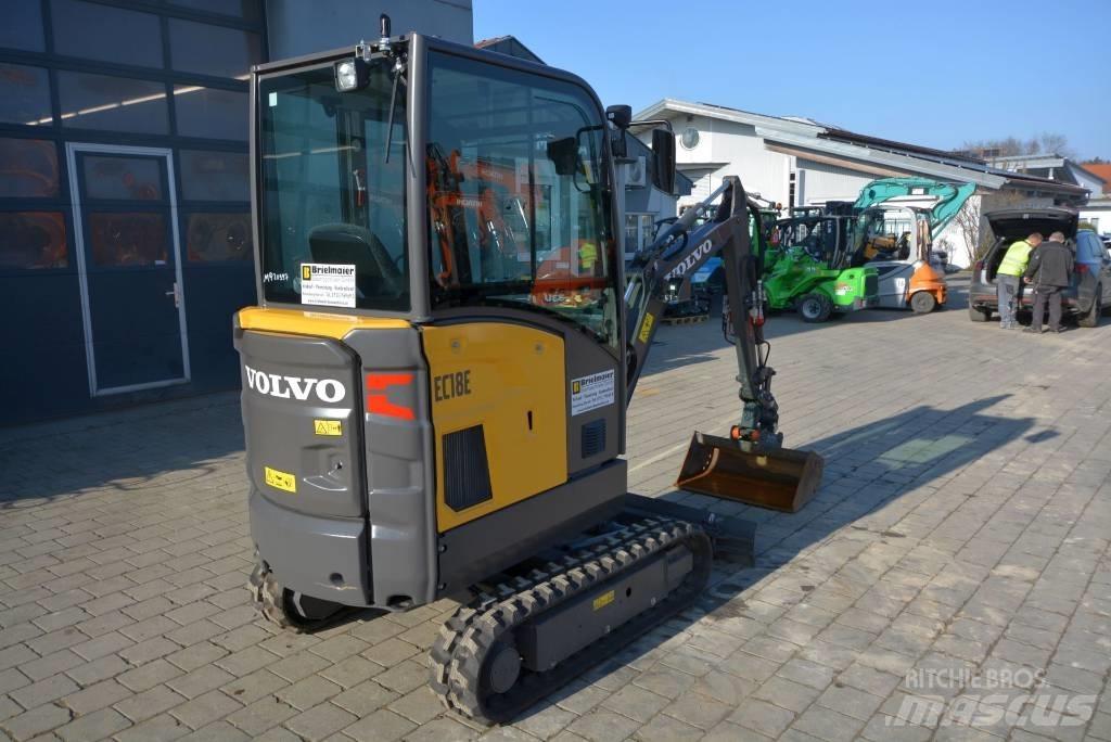 Volvo EC 18 E ミニ油圧ショベル 7t以下（ミニユンボ・ミニディガー）