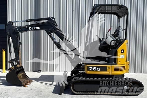 John Deere 26G ミニ油圧ショベル 7t以下（ミニユンボ・ミニディガー）