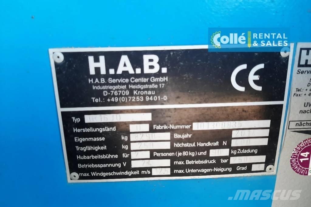 HAB TR16JD | 2014 ブームリフト　直伸型