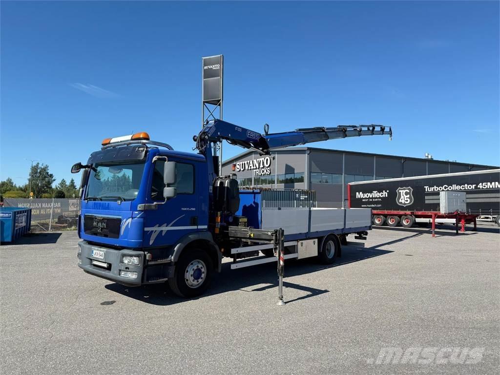 MAN TGM 15.290 4x2 クレーントラック、ユニック車