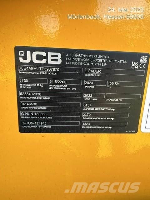 JCB 409 ホイールローダー・タイヤショベル