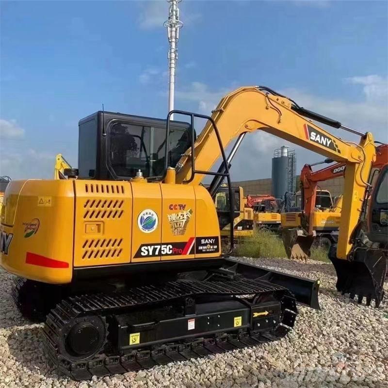 Sany 75C 中型油圧ショベル 7ｔ-12ｔ（ユンボ・パワーショベル・バックホー）