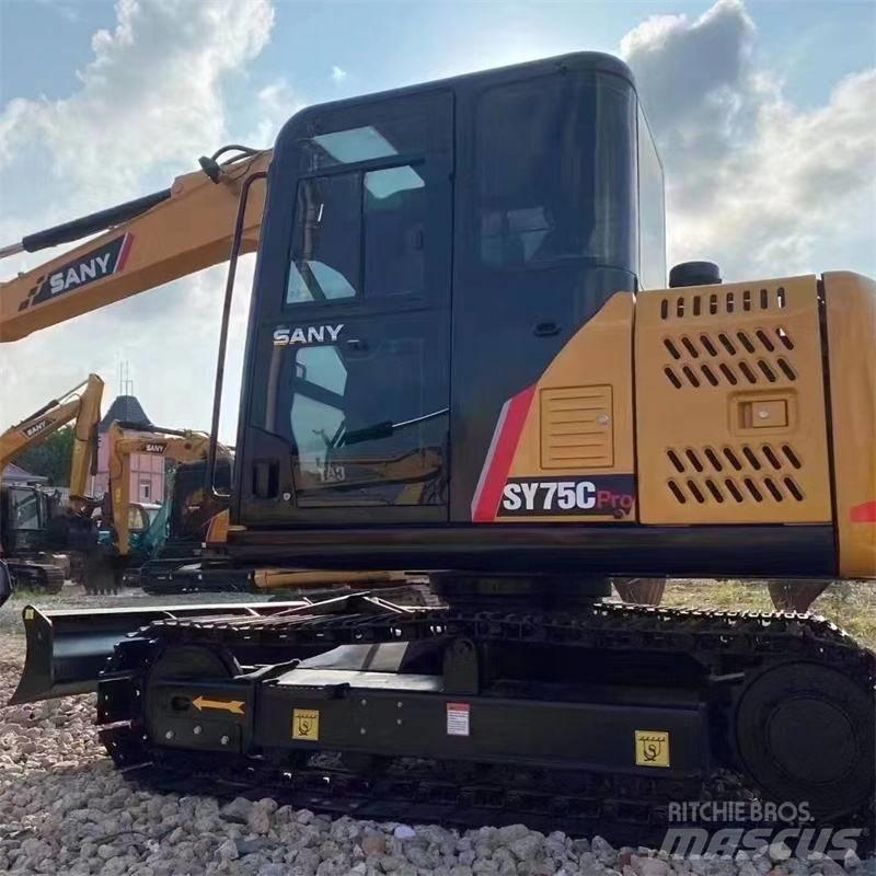 Sany 75C 中型油圧ショベル 7ｔ-12ｔ（ユンボ・パワーショベル・バックホー）