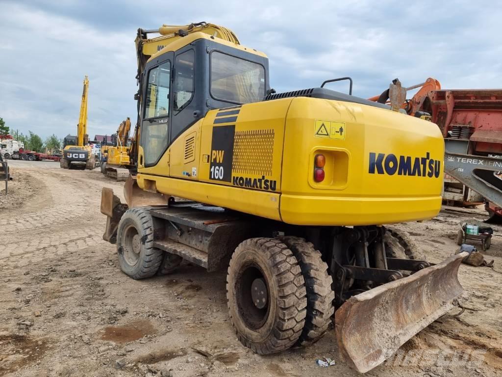 Komatsu PW 160-7 ホイール式油圧ショベル（パワーショベル・ユンボ・バックホー）